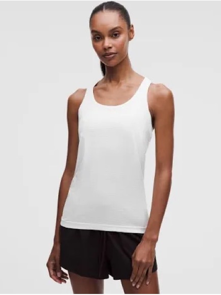 Lululemon White Swiftly Tank